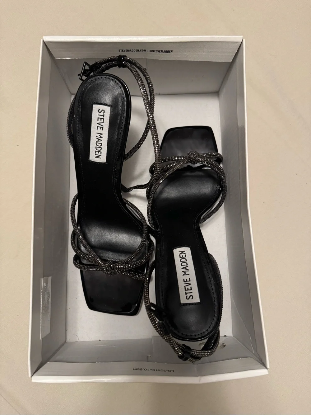 Steve Madden Libbee Rhinestone Sandal - Picture 6 of 7